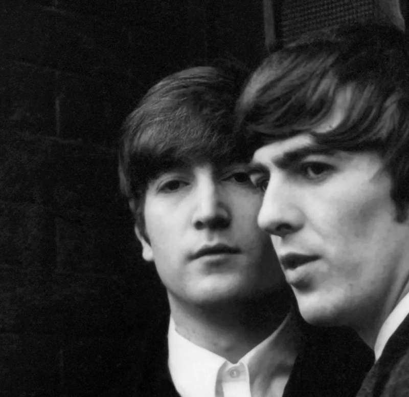 john lennon e ringo starr fotografati da paul mccartney national portrait gallery londra