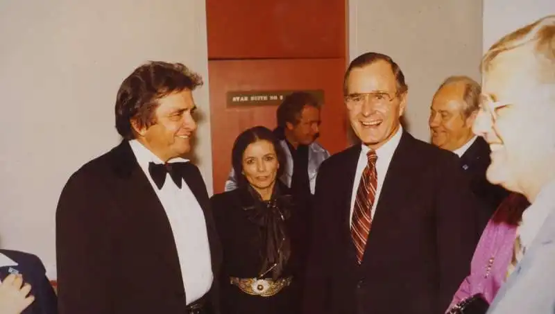 johnny cash george bush sr