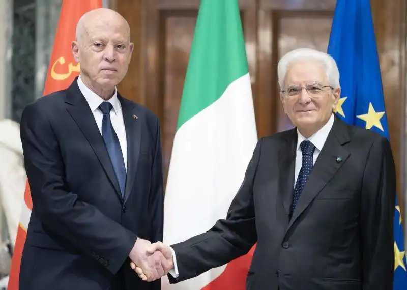 KAIS SAIED SERGIO MATTARELLA    