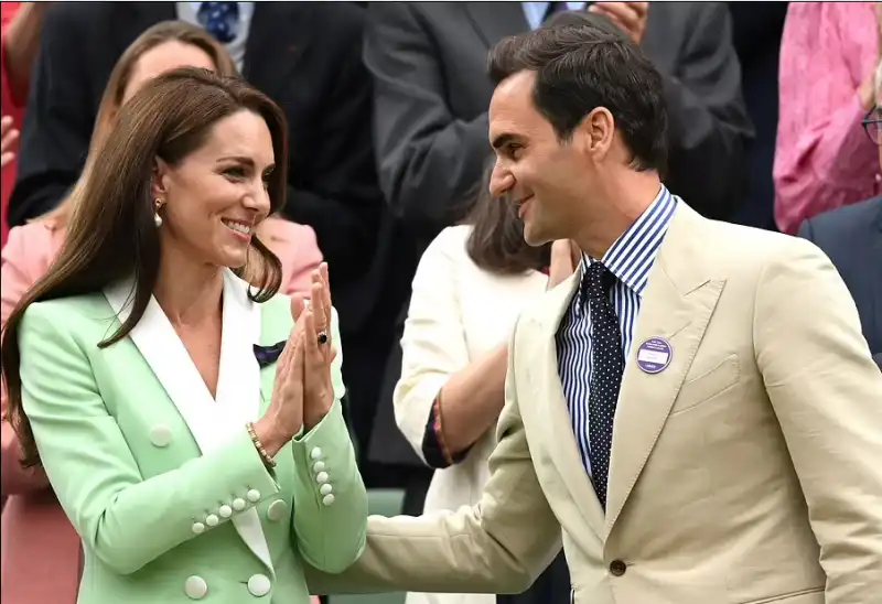 KATE MIDDLETON ROGER FEDERER