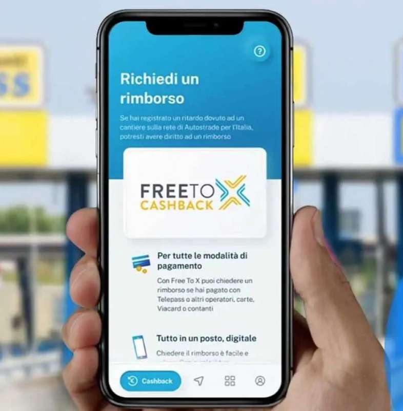 L'app Free to X per i rimborsi in autostrada