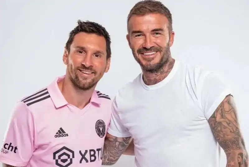 lionel messi david beckham 