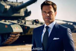 mark rutte foto generata dall ia