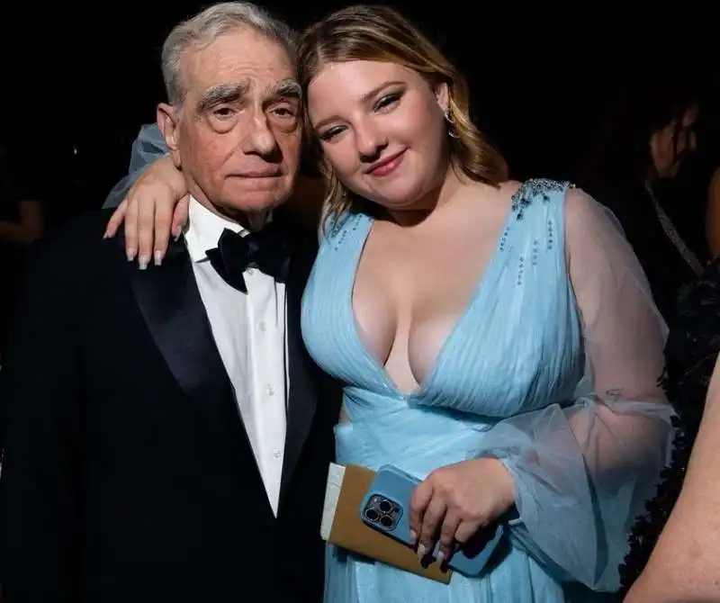 MARTIN SCORSESE E LA FIGLIA FRANCESCA 