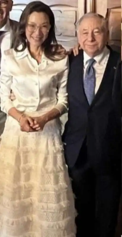 MATRIMONIO MICHELLE YEOH JEAN TODT
