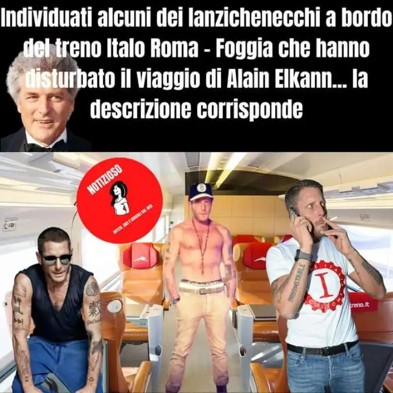 MEME SU ALAIN ELKANN E LA SUA INTEMERATA CONTRO I RAGAZZI LANZICHENECCHI