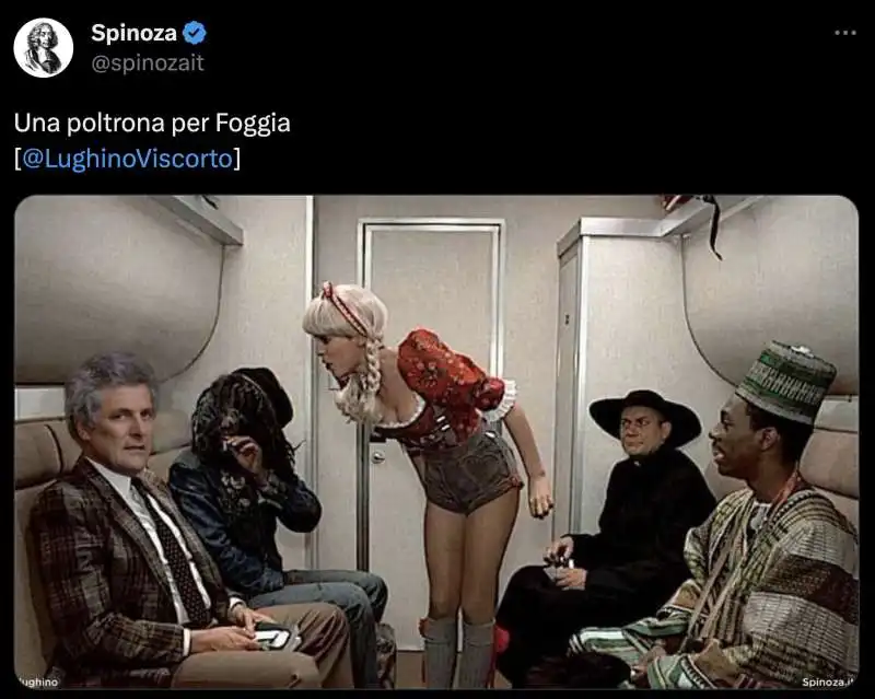 ALAIN ELKANN IN TRENO PER FOGGIA  - MEME BY LUGHINO (SPINOZA)