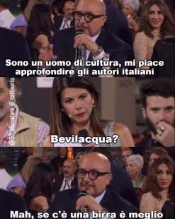 MEME SU GENNARO SANGIULIANO AL PREMIO STREGA