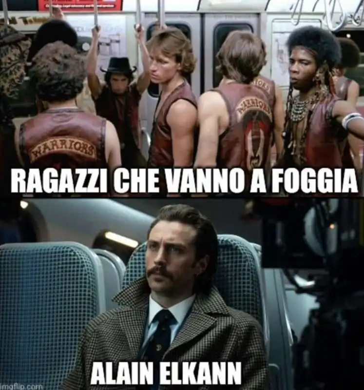 MEME SULL ARTICOLO DI ALAIN ELKANN DAL TRENO PER FOGGIA