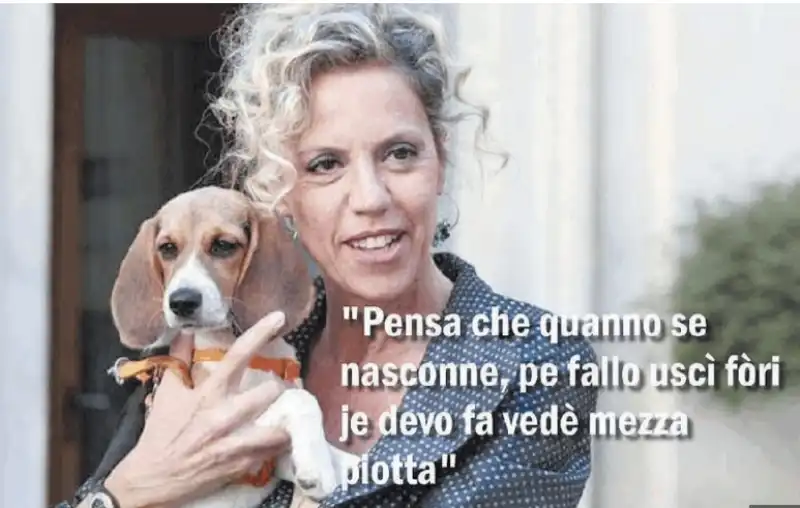 monica cirinnà cane