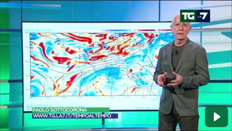 paolo sottocorona - previsioni meteo la7