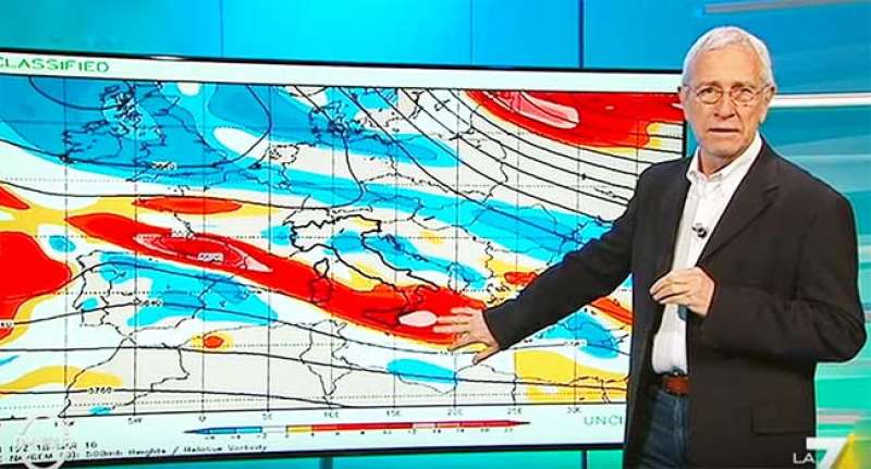 paolo sottocorona - previsioni meteo la7