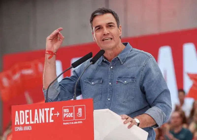 pedro sanchez    elezioni in spagna   2023      