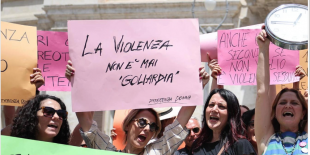 protesta femministe contro decisioni giudice maria bonaventura