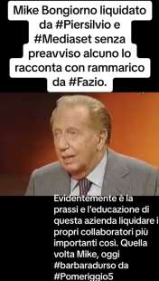 quando mike bongiorno raccontava a fazio del trattamento ricevuto da mediaset 3