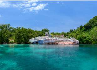 relitto della nave da crociera world discoverer alle isole salomone 4