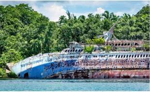 relitto della nave da crociera world discoverer alle isole salomone 7