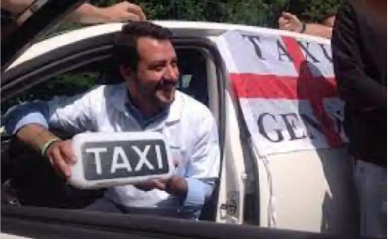 salvini taxi