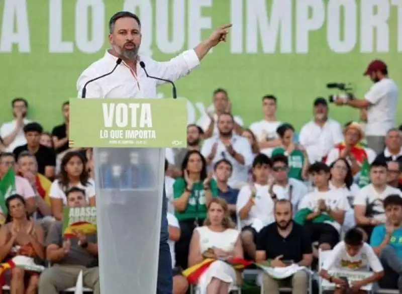 Santiago Abascal - leader di vox 