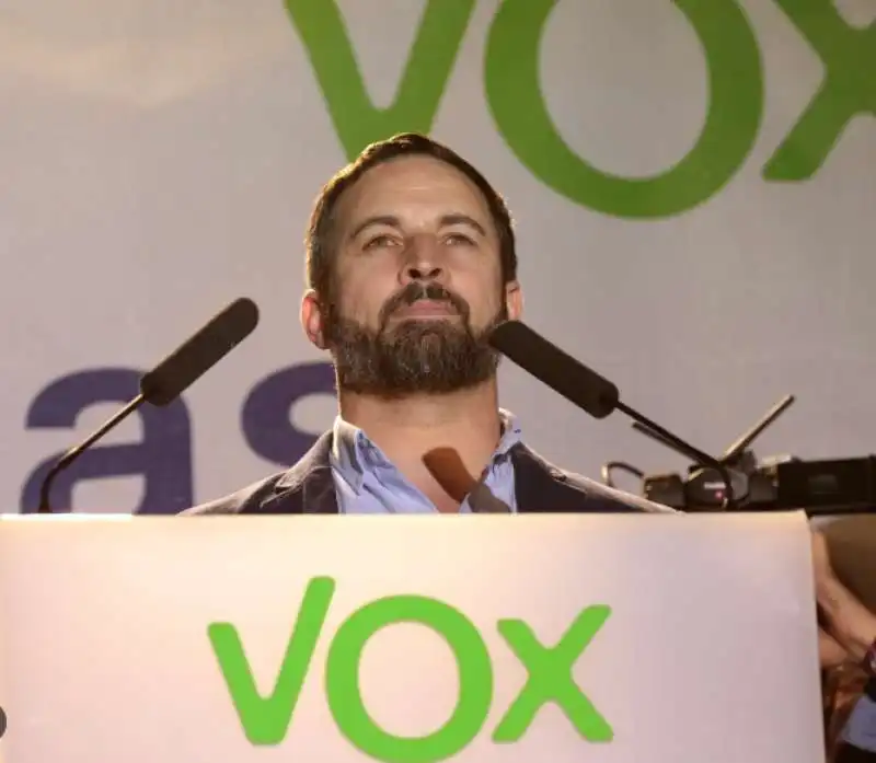 Santiago Abascal - leader di vox 