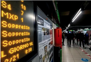 sciopero dei treni