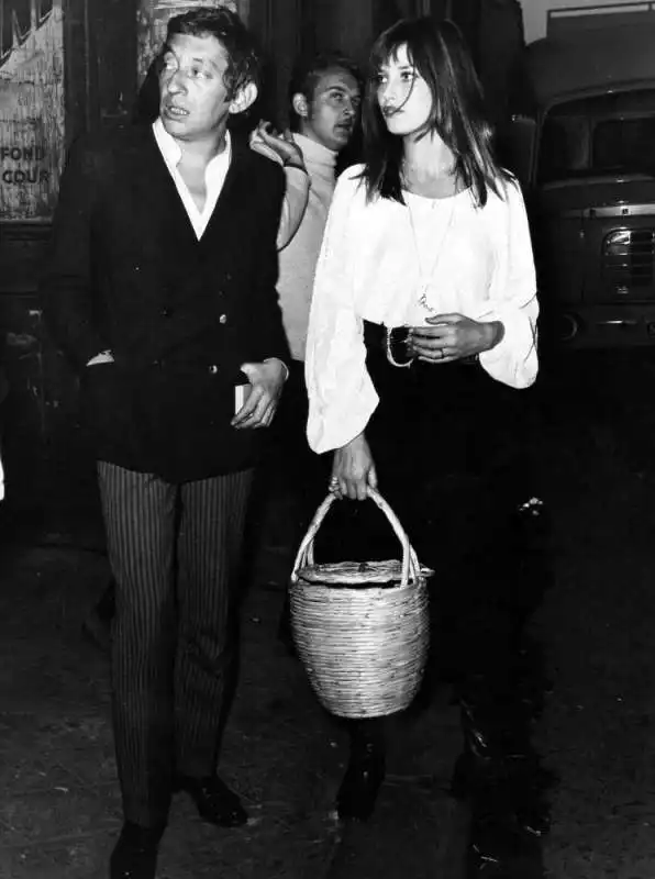 serge gainsbourg e jane birkin.  1