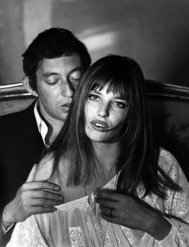 serge gainsbourg e jane birkin. 