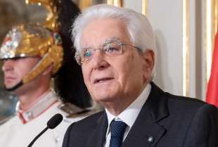 sergio mattarella alla cerimonia del ventaglio