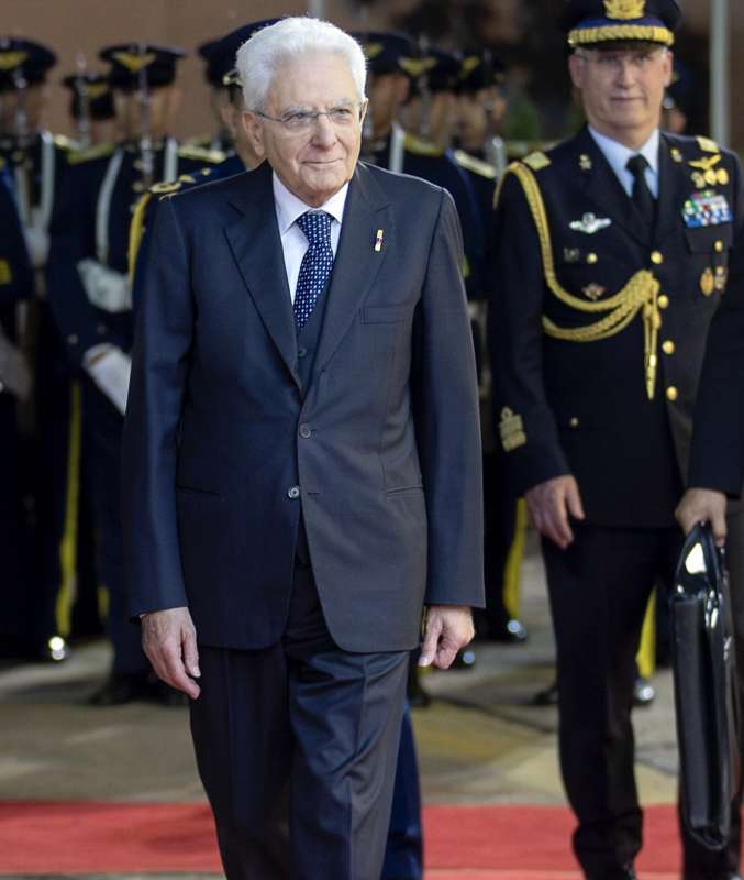 SERGIO MATTARELLA ARRIVA AD ASUNCION, IN PARAGUAY