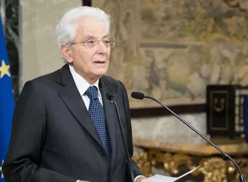 sergio mattarella   cerimonia del ventaglio 2023.  