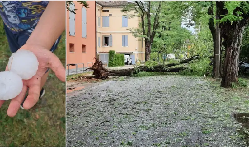 sfere di ghiaccio enormi modena