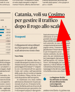 sole 24 ore, voli su cosimo