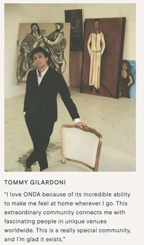 tommaso gilardoni sul sito di onda 