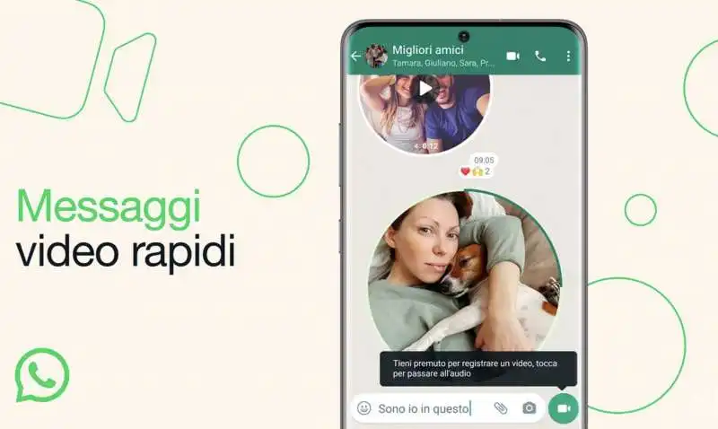 videomessaggi istantanei su whatsapp   1