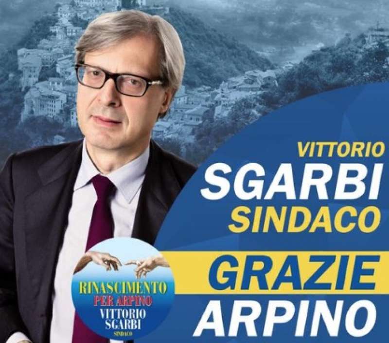 vittorio sgarbi - sindaco di arpino