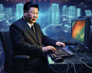 xi jinping in versione hacker immagine creata con midjourney 2