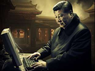 xi jinping in versione hacker immagine creata con midjourney 3