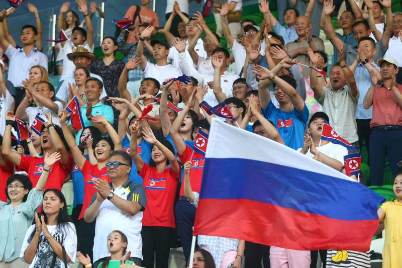 amichevole calcio femminile russia corea del nord.