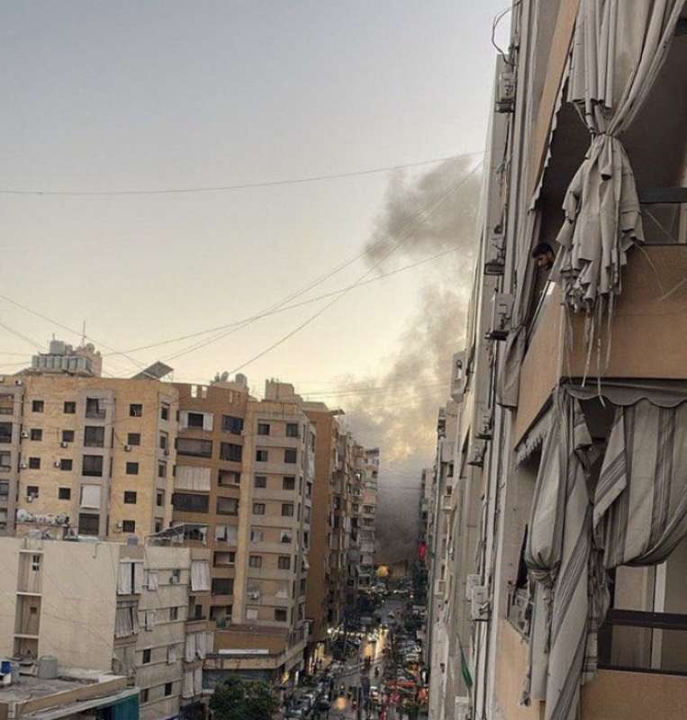 attacco israeliano al sobborgo di haret hreik, a beirut 2