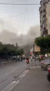 attacco israeliano al sobborgo di haret hreik, a beirut 4