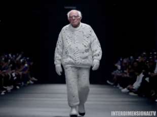 bernie sanders foto creata con l'intelligenza artificiale