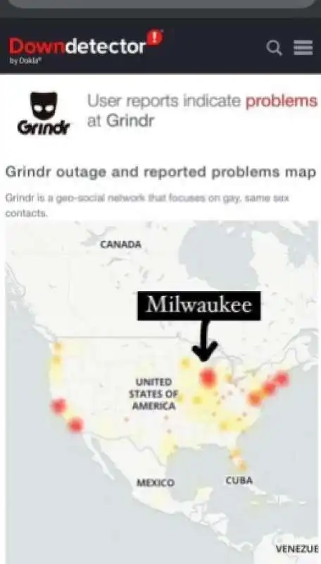 boom di grindr durante la convention repubblicana a Milwaukee