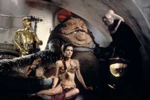 carrie fisher in star wars il ritorno dello jedi 4