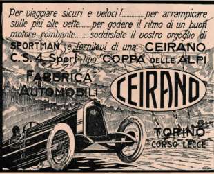 CEIRANO FABBRICA AUTOMOBILI