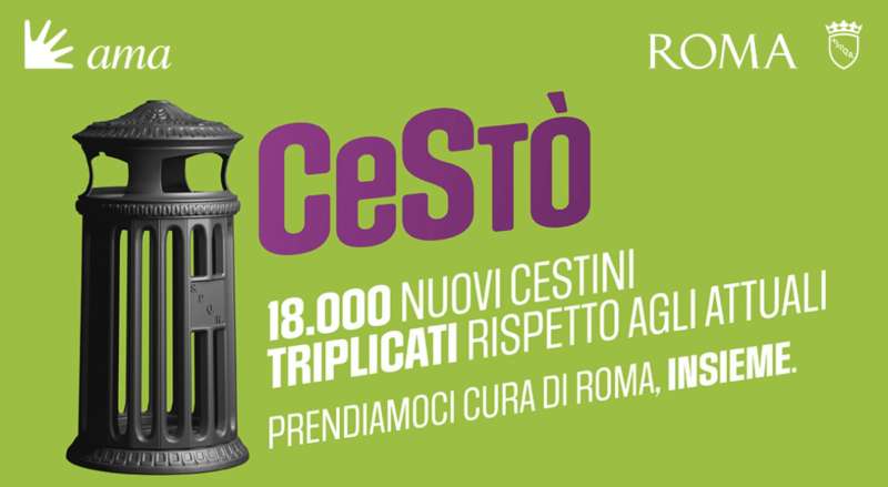 cesto i nuovi cestini di roma 1