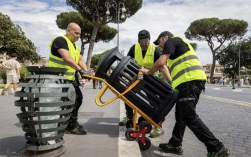 cesto i nuovi cestini di roma