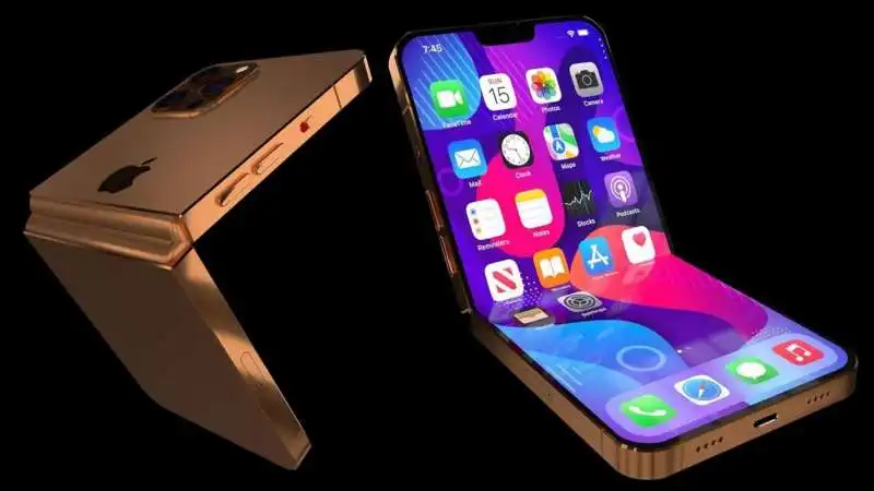 CONCEPT DI IPHONE PIEGHEVOLE  