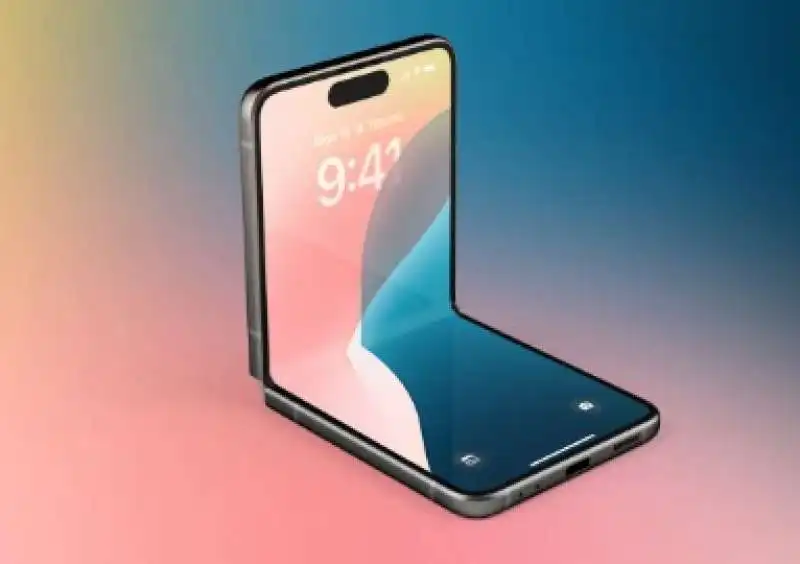 CONCEPT DI IPHONE PIEGHEVOLE  