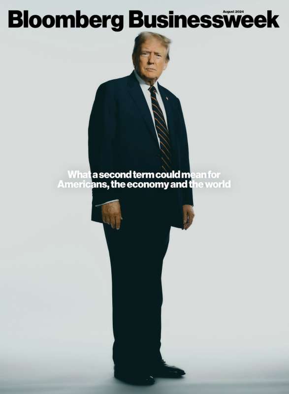 COPERTINA DI BLOOMBERG BUSINESSWEEK CON DONALD TRUMP