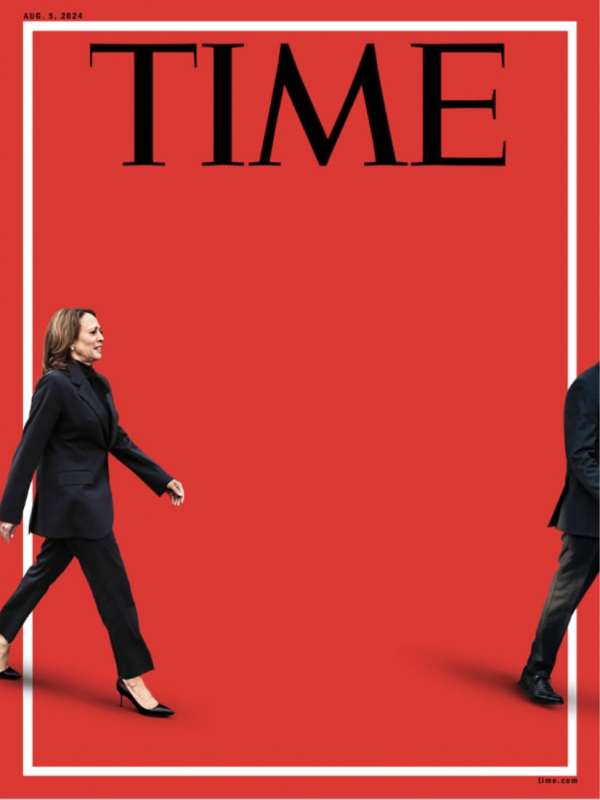 COPERTINA DI TIME DOPO L ANNUNCIO DEL RITIRO DI JOE BIDEN